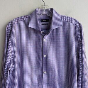 Hugo Boss 100% cotton Slim Fit Check Dress shirt